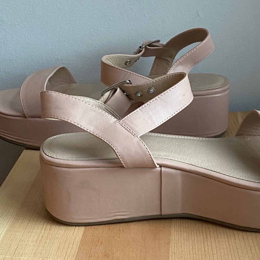 ASOS Pink Platform Sandals - Picture 6 of 11